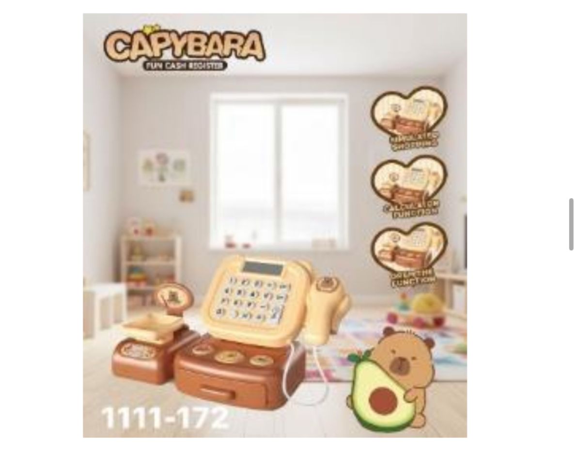 caja registradora capibara